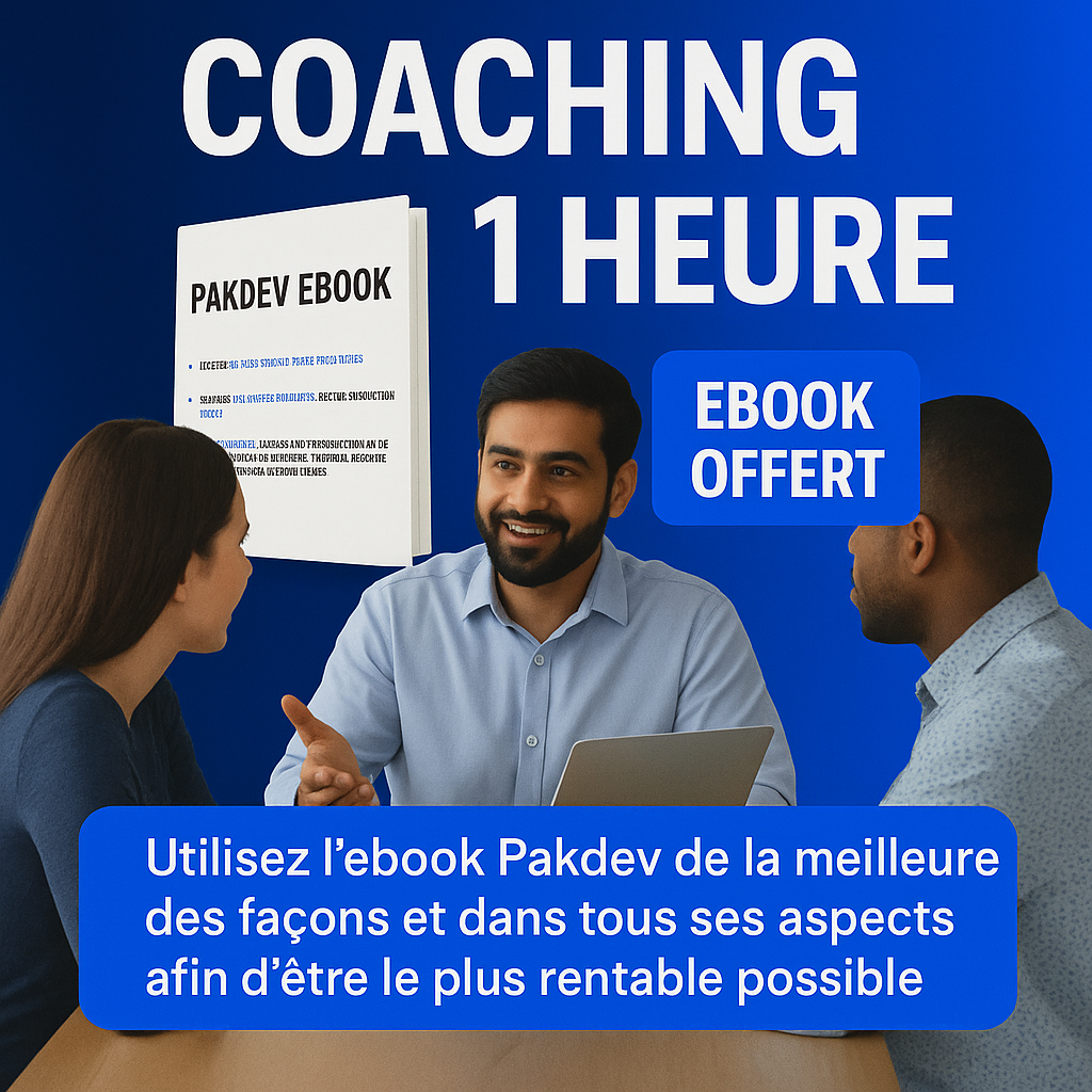 COACHING 1H RENTABILISER L'EBOOK EN 24H + EBOOK OFFERT 🎁